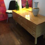 Dressing table in a 1.20m x 1.70m and vintage mirror, 1960's