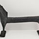 Horse sculptural brass solid patina black design