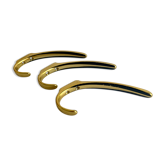 Coat wall hook, set of 3, 1950s