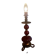 Sampa Helios lamp in red glass