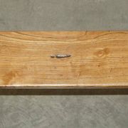 Paire de bancs victorienne en chêne
