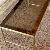 Vintage brass coffee table
