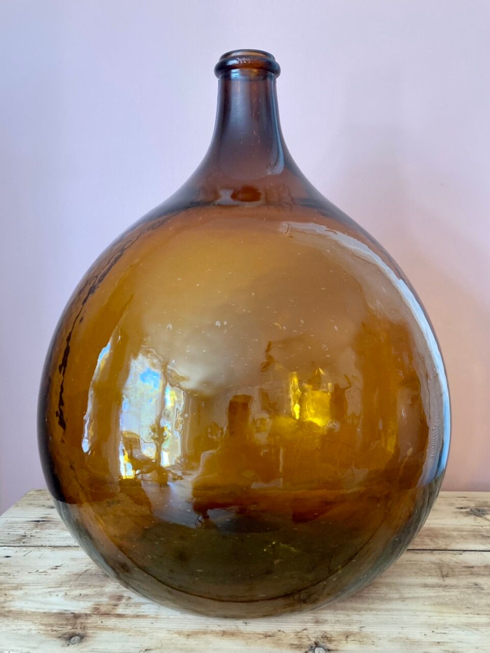 Demijohn 25 L amber