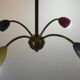 Lustre Spoutnik 4 branches années 60