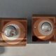 Pair of "Disco" wall lights Jocelyne Trocmé for Oxar 1970, Vintage.