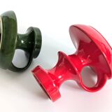 Pair of ceramic candlesticks | Cari Zalloni Steuler Ceramics | Germany, 1960s