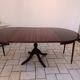 Table and chairs made of mahogany wood.