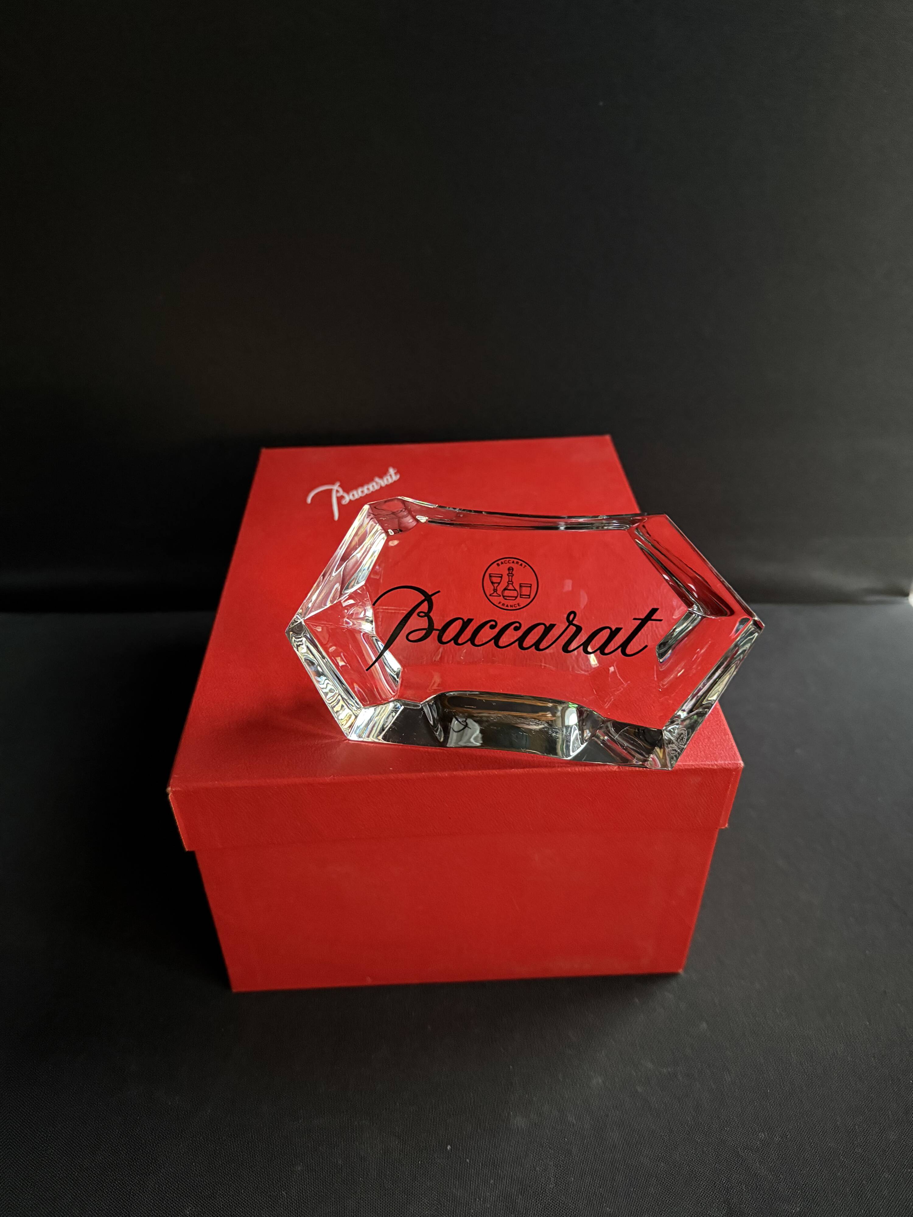 Coupe sur pied Baccarat Vence estampillée en coffret