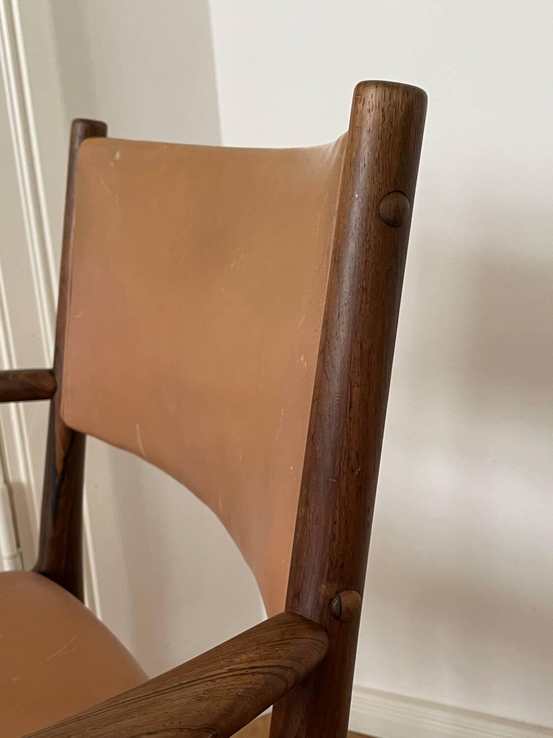 Danish Palisander Armchair Office Chair 1950s