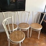 Four vintage bistro chairs