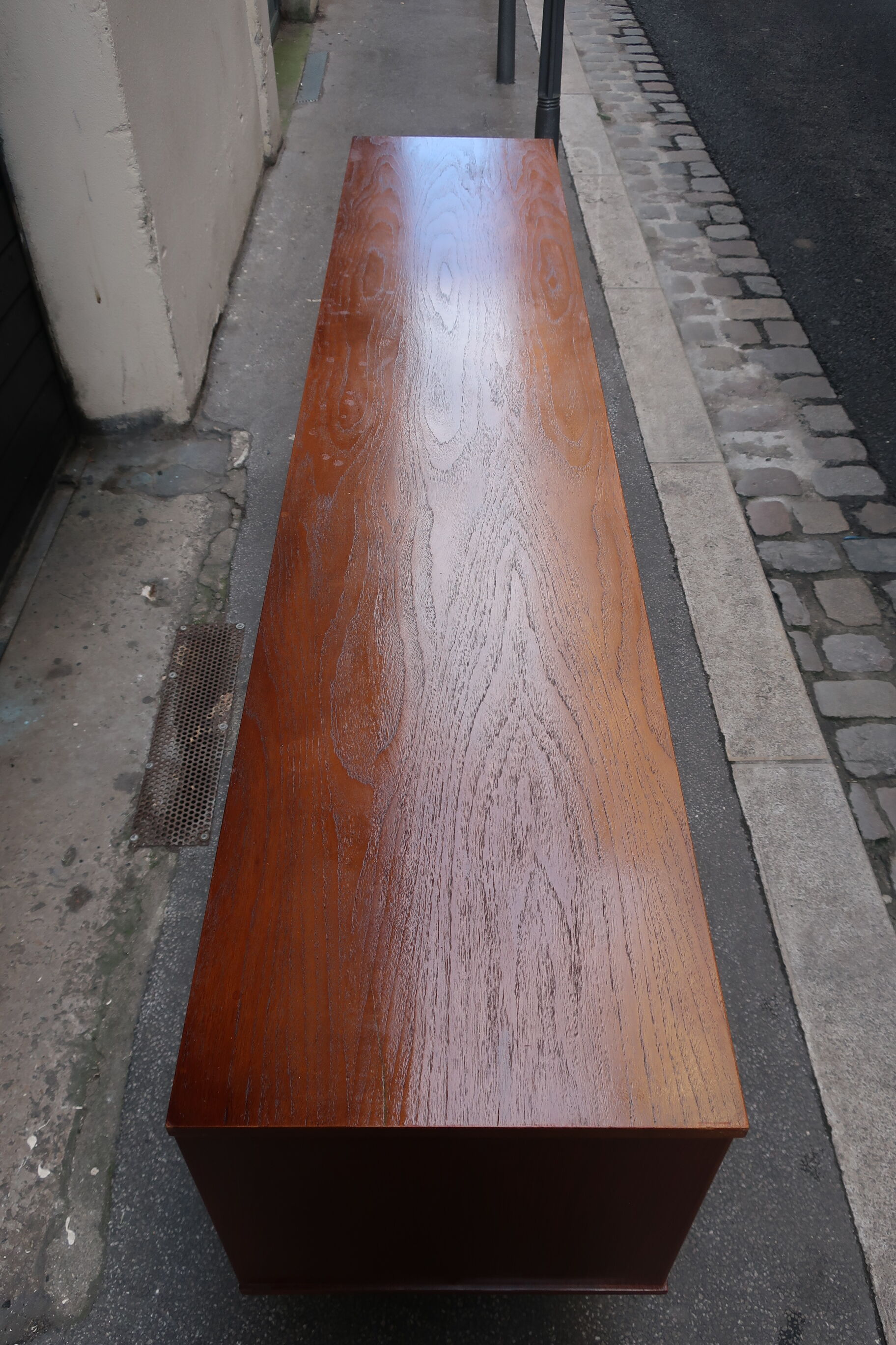 Row of the 1960s teak