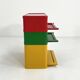 Cabinet multicolore modèle “4964” par Olaf Von Bohr pour Kartell, 1970