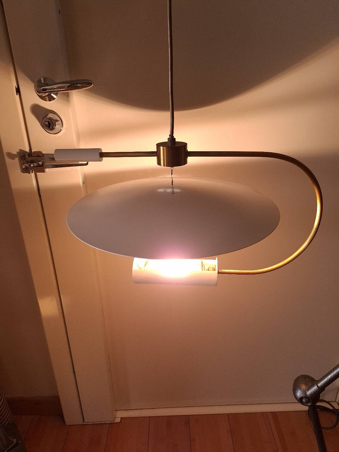 80'S pendant light house Lucien Gau