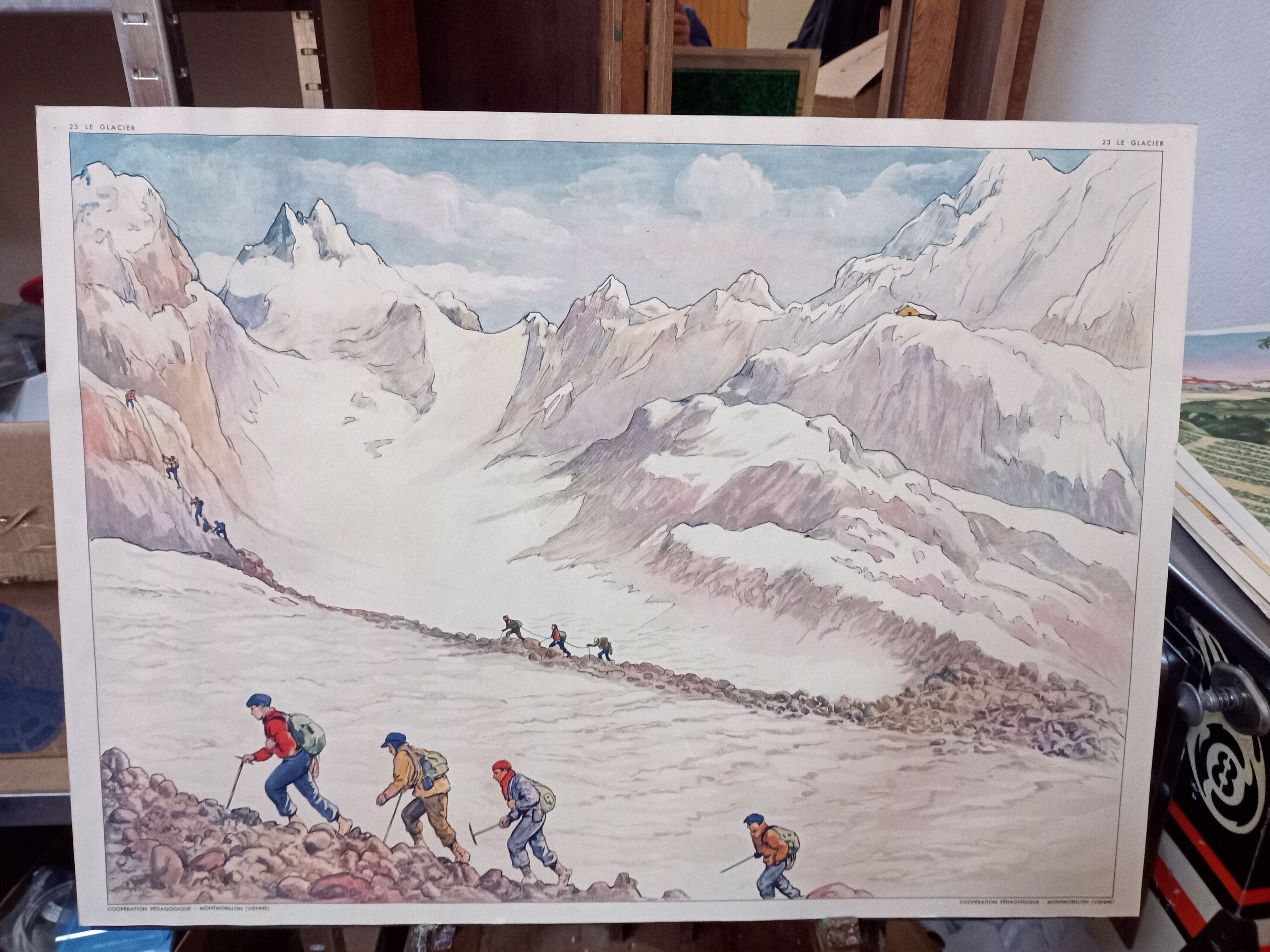 School poster 23 the glacier 24 the worn mountain