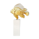 Lamp fish lionfish Golden brass, circa 1950