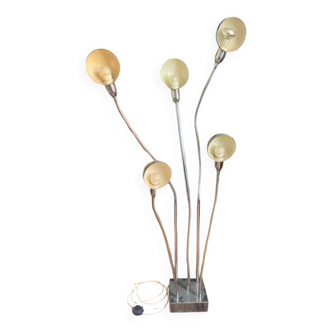 Hydra Pierre Folie Floor Lamp for Jacques Charpentier - 5 Shafts