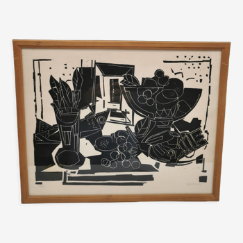 Tableau Gustav Kurt Beck gravure art contemporain signée numérotée XXème Informations sur l'objet
