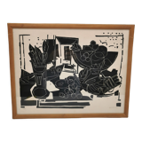 Painting Gustav Kurt Beck engraving contemporary art signed numbered XXth Item information