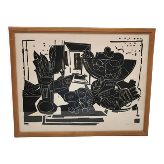 Painting Gustav Kurt Beck engraving contemporary art signed numbered XXth Item information