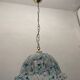 Blue Murano Art Glass Light Pendant 1970’s