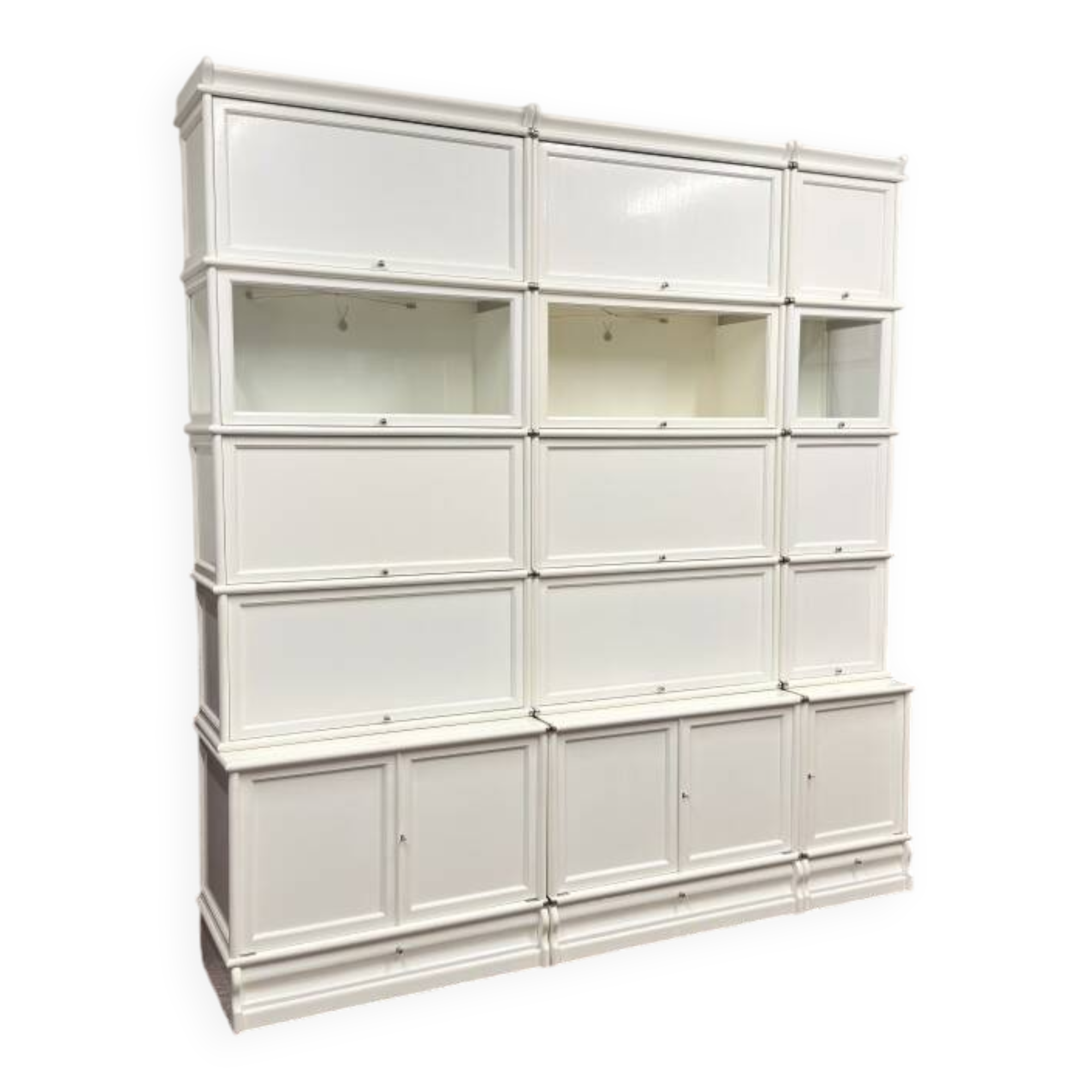 Bibliothèque anglaise Original Globe Wernicke blanche