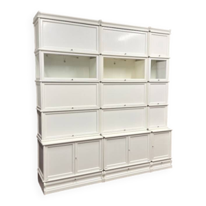 Bibliothèque anglaise - globe blanche