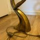 Lampe de table, sculpture cygne, par Regina, Italie 1970