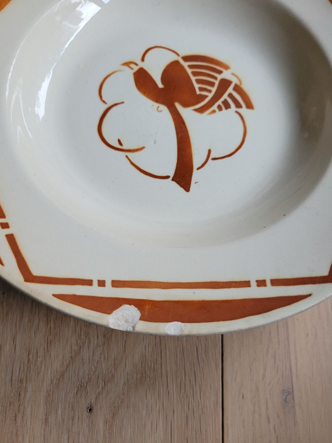 Two hollow plates Paradis de Badonviller