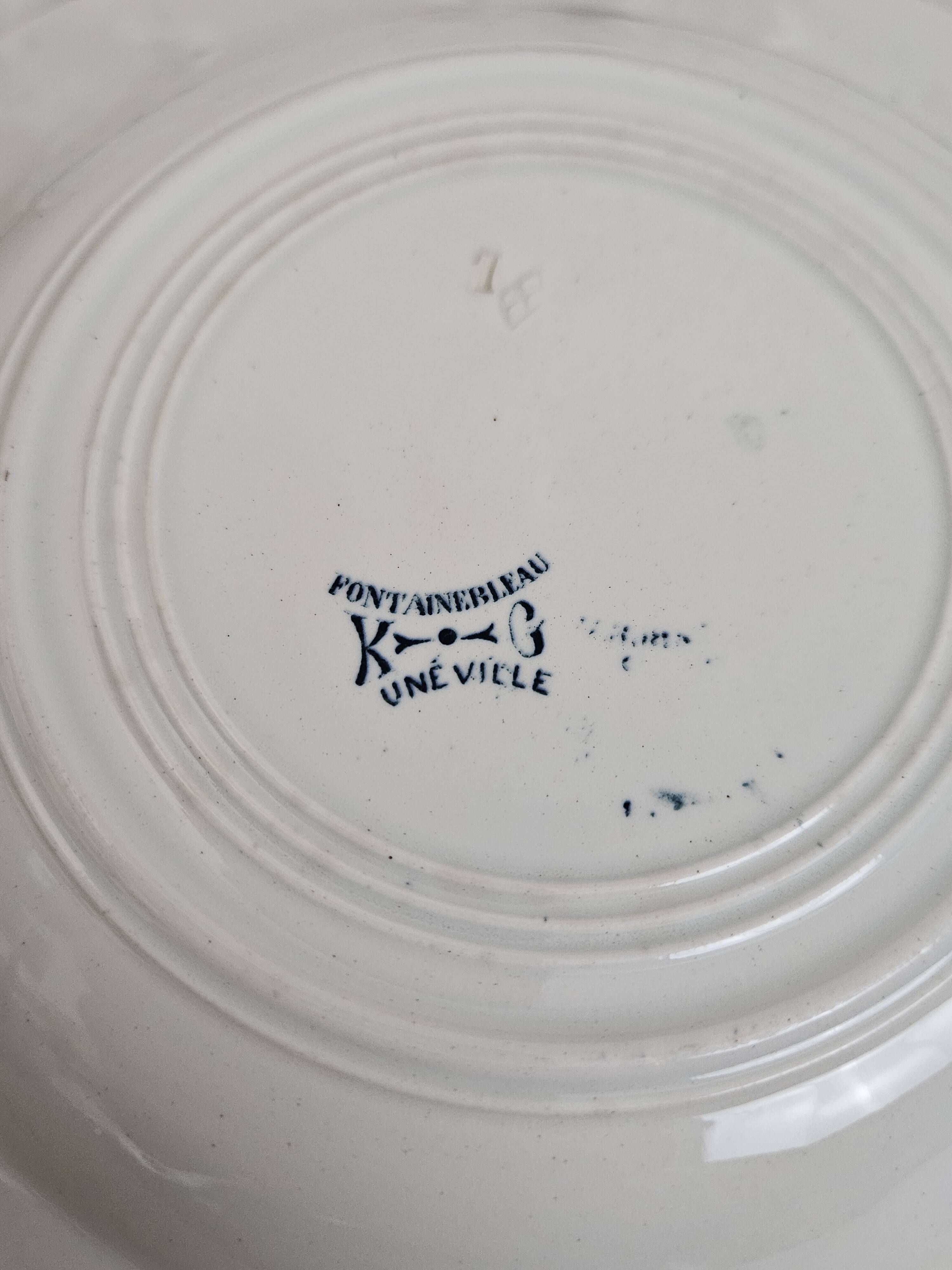 KG Lunéville soup plates