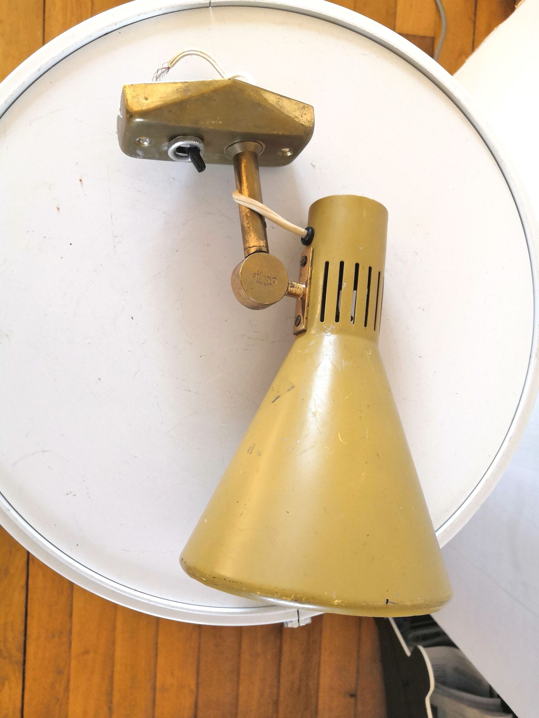 Stilnovo design wall lamp 60s