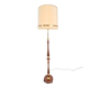 Vintage Scandinavian Floor Lamp in Teak and Brass, 1960s