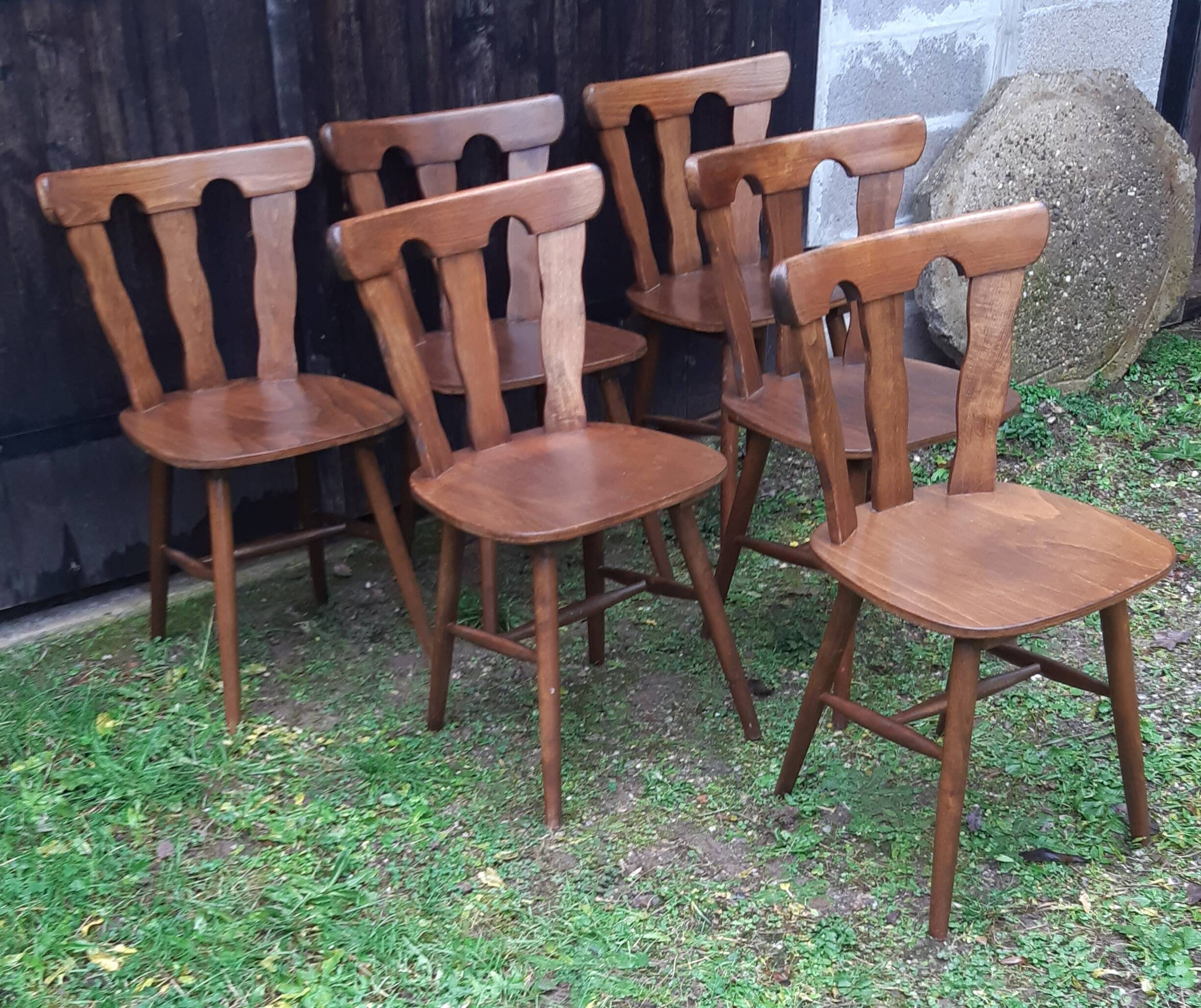 Set of 6 bistro chairs