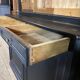 Black patina cupboard