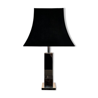 70s chrome metal lamp