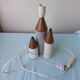 Lampe crayons en bois