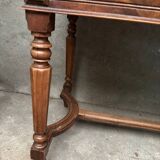 Louis Philippe style walnut desk / table