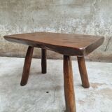 Vintage coffee table brutalist design Paris