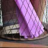 Metal wastepaper basket