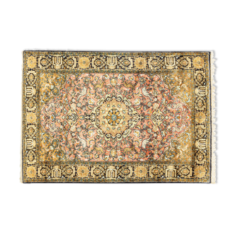 1960s Ghom Carpet , 110 x 162