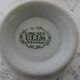 Service à café porcelaine Limoges ulim 12 pieces decor argente fond blanc