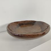 large vintage ceramic fruit basket Germany 1960s