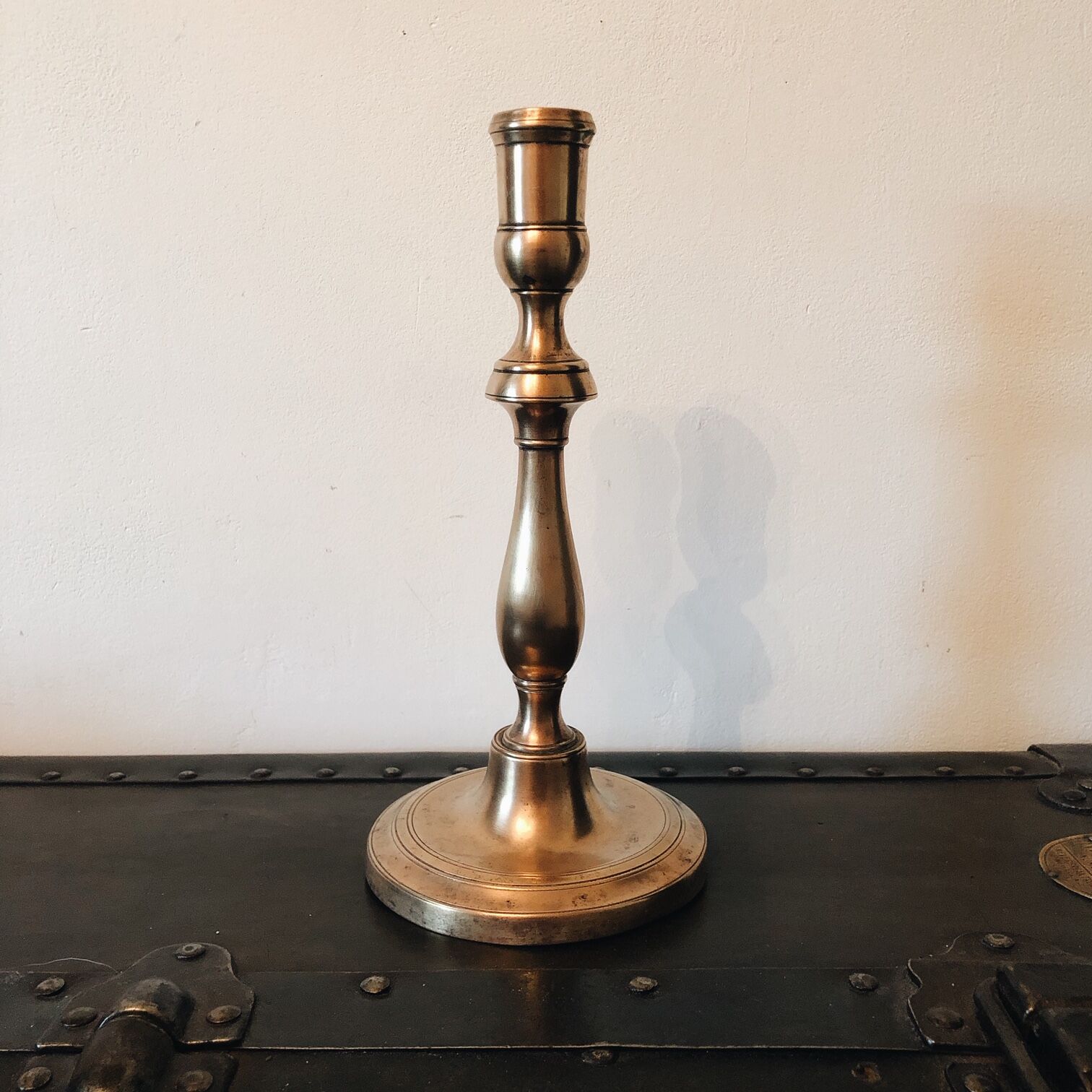 Vintage brass candlestick