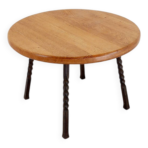 Table basse ronde avec - fer