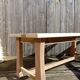 Table de ferme bois brut