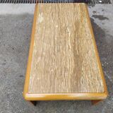 Table basse architonic en travertin