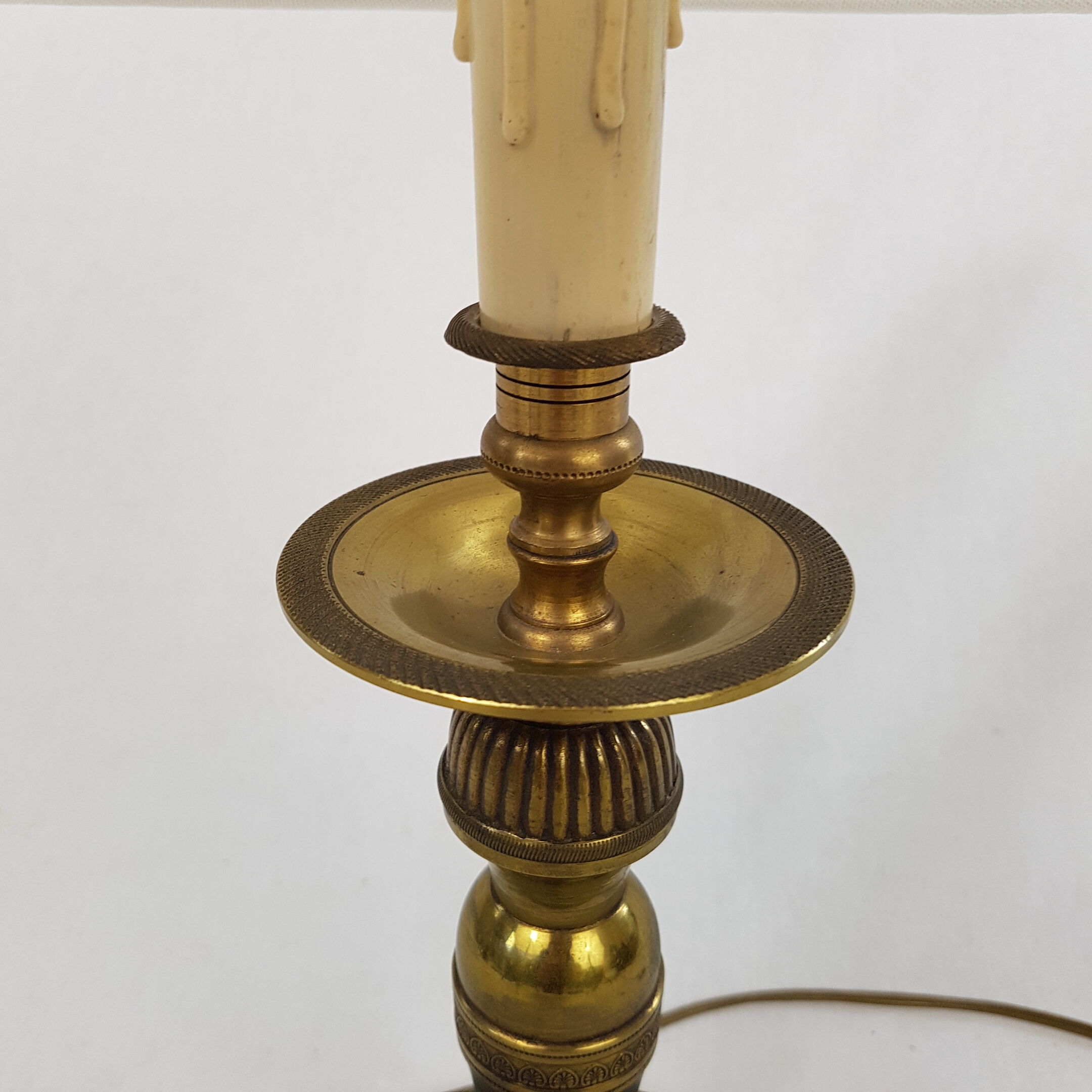 Empire ormolu style lamp