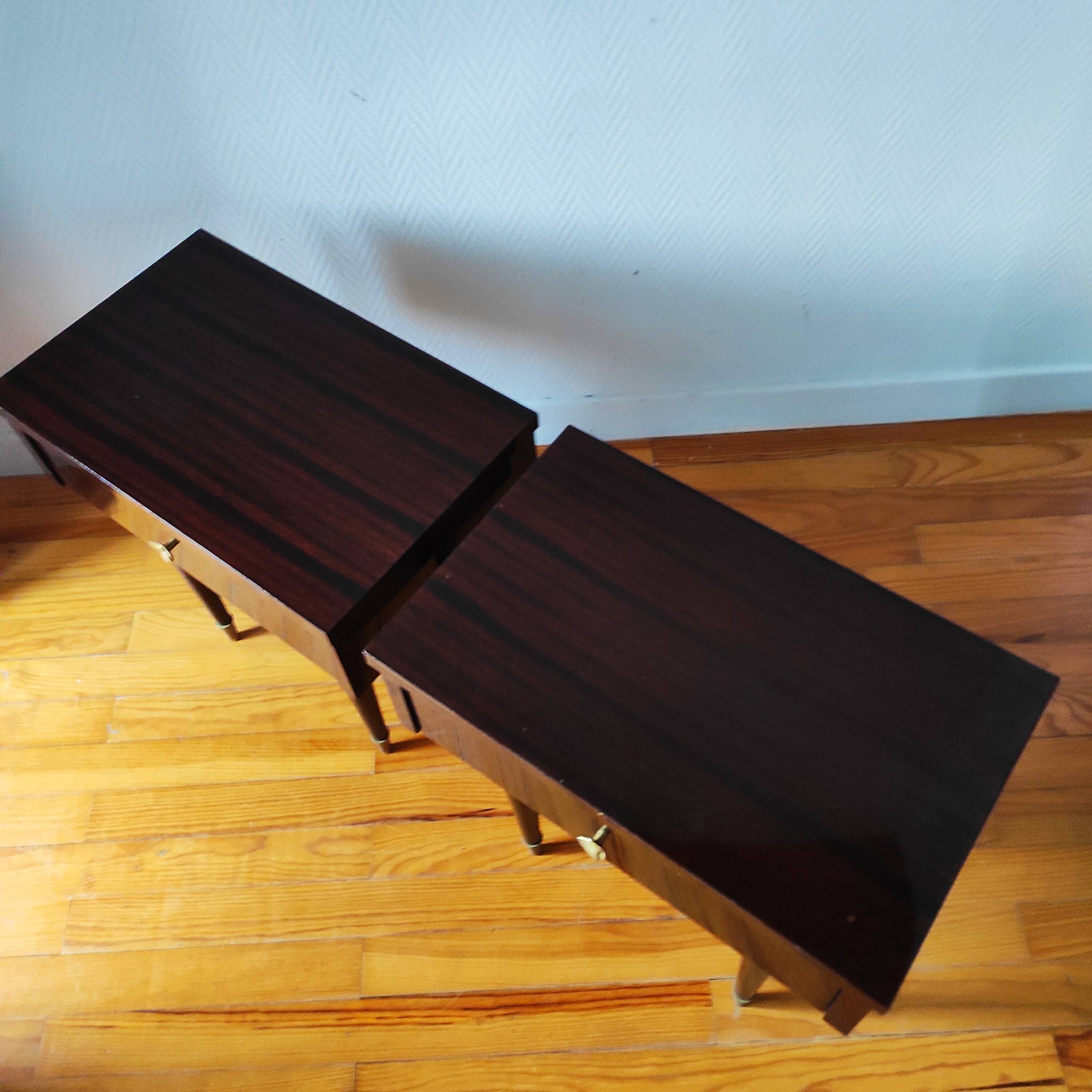 Pair of vintage bedside tables 1966