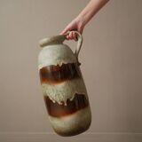 Vintage floor vase German ceramic West Germany Scandinavian decorative object