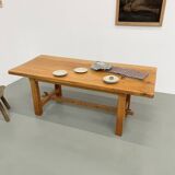 2m solid elm farmhouse table