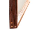 Danish Grand Mirror in rosewood by Aksel Kjesgaard for Odder 1960.